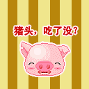 猪头，吃了没QQ表情
