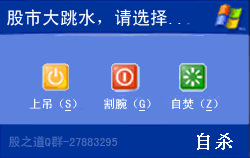 股票大跌图