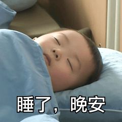晚安问候表情包贴纸第17张 晚安