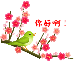 你好啊QQ表情，你好表情包，hello nihao gif