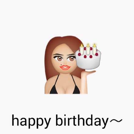 漂亮生日蛋糕Emoji