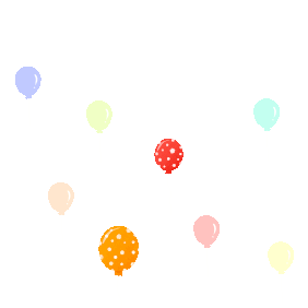 庆祝生日气球表情包