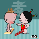 小破孩教训表情，打人表情包，punish gif