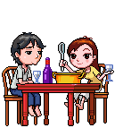 吃饭约会，吃饭表情包，eat chifan gif