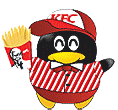 吃饭吃肯德基KFC，吃饭表情包，eat chifan gif