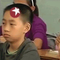 大白眼表情符号动图GIF