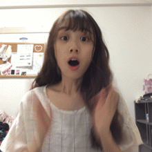 美女鼓掌表情GIF