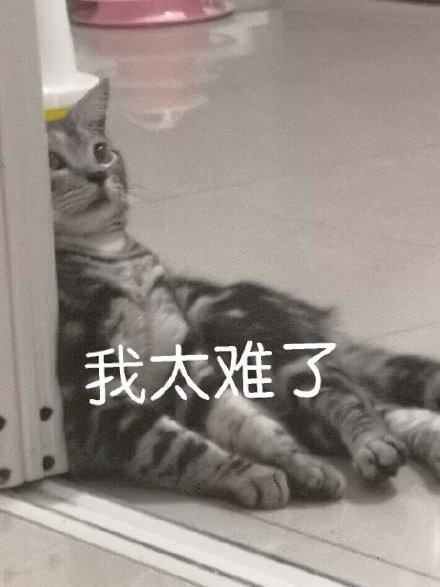 我太难了微信表情大全