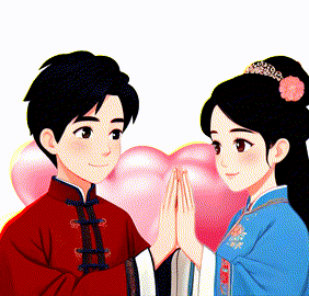 中国情人节表情符号动图GIF