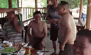 喝酒划拳动图表情 Drinking Beer
