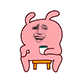 喝茶抖腿动态gif下载