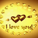 爱心表情包i love you
