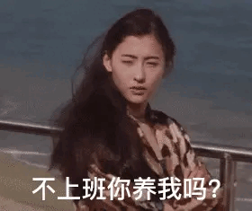 不上班你养我吗表情包