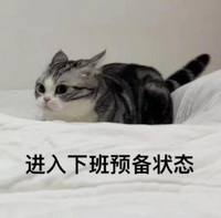 进入下班预备状态表情图