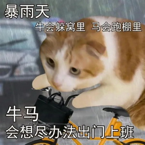牛马想尽办法出门上班表情包
