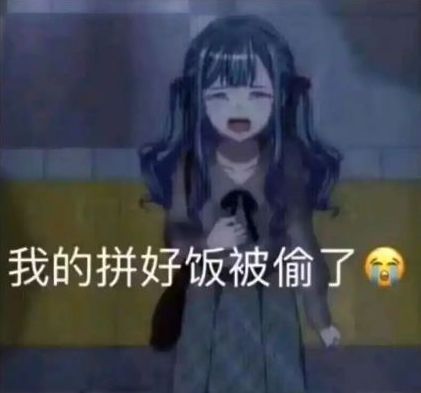 我的拼好饭被偷了搞笑表情