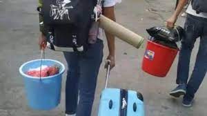 提桶跑路表情包