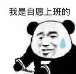 我是自愿上班的表情包