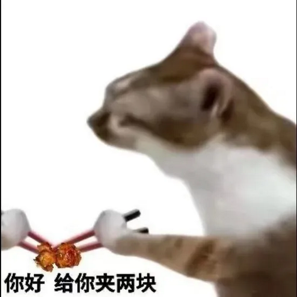给你夹两块猫猫表情包
